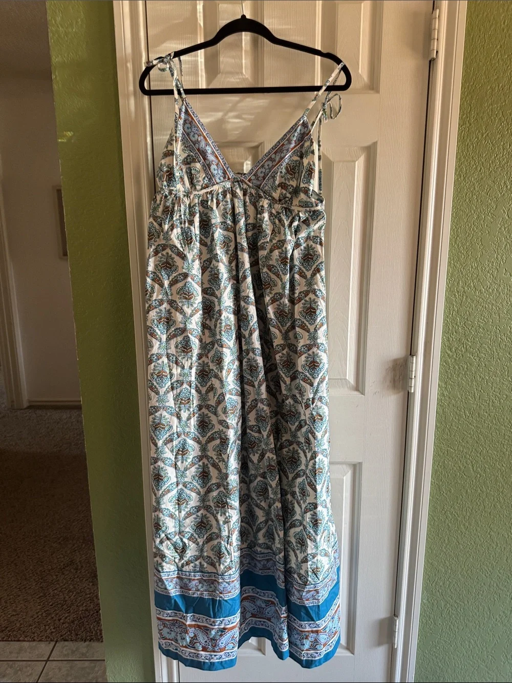 Free People Sorrento Stroll Printed Maxi Dress